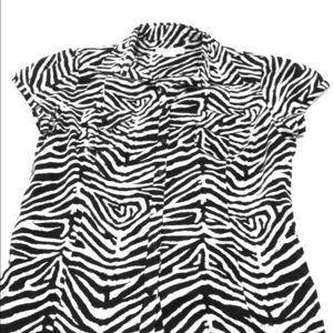 Zebra print blouse